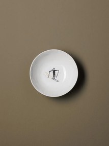 Set 3 farfurii adanci, din ceramica, Slalom