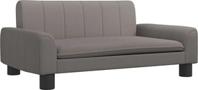 vidaXL Canapea pentru copii, gri taupe, 70x45x30 cm, material textil