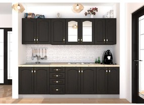 Bucatarie Zebra 260 Front MDF Wenge