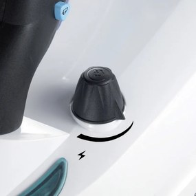 Aparat de curatat cu aburi Ariete XSTEAM 4147/02, 1500W, 4 bar, 0.6 L, Dezinfectie, Fara urme de umiditate, Abur reglabil, Alb/Albastru