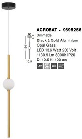 Lustra, Pendul LED design modern ACROBAT