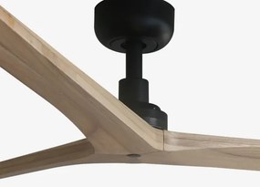 Ventilator de tavan FARO 34282 KLIM L maro/negru d. 150 cm + telecomandă