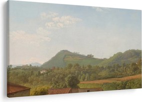 Tablou - Simon Denis,  View Near Naples, reproducere (90x60 cm)