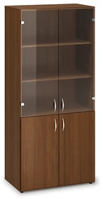 Dulap înalt ProOffice 80 x 47 x 178 cm, nuc
