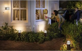 Philips - Lampă LED de perete pentru exterior Hue LUCCA, RGB, reglabilă, 1xE27/8,1W/230V, IP44