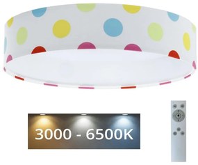 LED Lampă Reglabilă GALAXY KIDS LED/24W/230V cu puncte colorate + DO