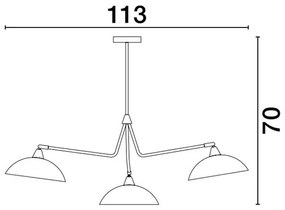 Lustra suspendata design modern MIRBA