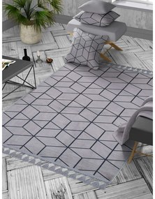 Covor lavabil gri 160x100 cm - Vitaus