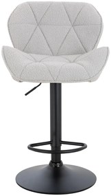 HR111W Scaun Gri Boucle cu Bază Neagră