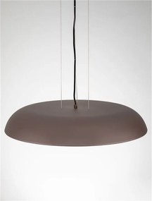 Lustra LED suspendata stil modern FELICIA maro 60cm