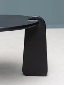 Masuta de cafea, rotunda, din aluminiu, Carnac
