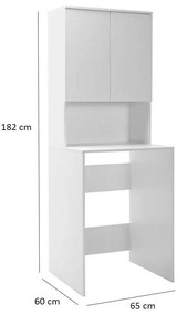 Dulap na práčku Aderyn (alb) . 1109418