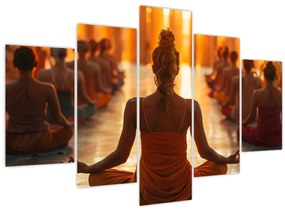 Tablou - Lecții de yoga (150x105 cm)