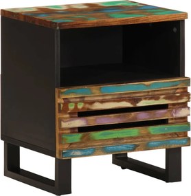 vidaXL Noptieră, 40x34x46 cm, lemn masiv de acacia