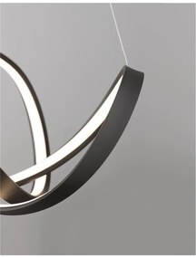 Lustra LED suspendata design modern APUS negru NVL-9348053