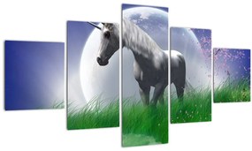 Tablou cu unicorn (125x70 cm), în 40 de alte dimensiuni noi