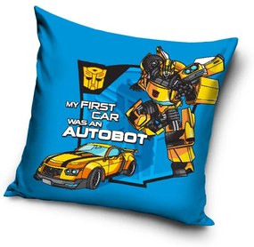 Transformers Autobot husă de pernă catifea 40x40 cm
