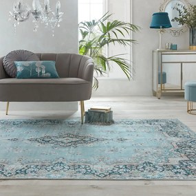 Covor turcoaz lavabil 160x230 cm FOLD Colby – Flair Rugs