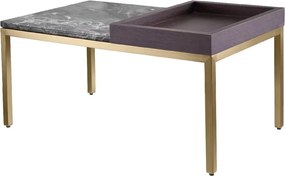 Masuta de cafea design LUX cu blat din marmura Forma