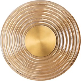 MAXLIGHT W0475 - Aplică de perete LED LEONARDO LED/8W/230V auriu/bej fumuriu