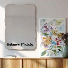 Autocolant pentru oglindă S10 – Hakuna Matata