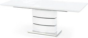Masa living extensibila NOBEL, alb, 160/200x90x75 cm