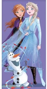 Prosop pentru copii Ice Kingdom Elsa Anna și Olaf, 70 x 140 cm