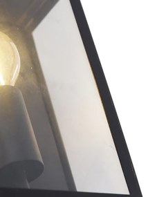 Aplică de perete exterioară inteligentă neagră 25,5 cm inclusiv WiFi A60 IP44 - Rotterdam