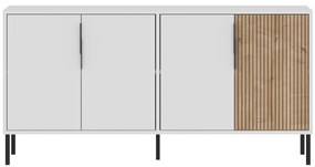 Comodă Cantallia (alb + Stejar safir). 1127498