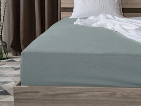 Cearsaf Jersey verde albastru 140 x 200 cm