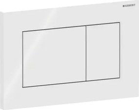 Clapeta actionare rezervor wc, alb, Geberit Sigma01 Alb