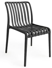 Scaun din plastic TREGO, antracit