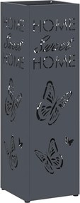 vidaXL Suport pentru umbrele Antracit 15,5 x 15,5 x 49 cm Metal