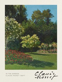 Reproducere In the Garden - Claude Monet, (30 x 40 cm)