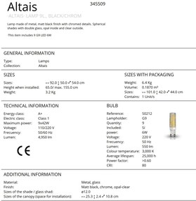 Lustra suspendata design modern Altais SV-345509