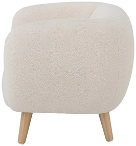 Fotoliu de copii alb Cade – Bloomingville Mini