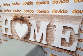 Tablou cu inscripție Home în design vintage