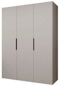 Dulap de haine 150 cm Mirabella 1 (Cașmir + Negru). 1126355