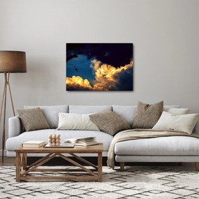 Tablou cu parașutiști în ceruri (70x50 cm)