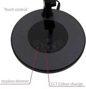 Lampă LED tactilă dimabilă de masă LED/6,6W/230V 3000/4000/6000K Brilo