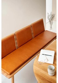 Bancă din piele maro cognac Elba - Hammel Furniture