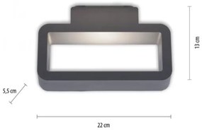 Aplică LED de exterior HENDRIK LED/5,2W/230V IP54 Paul Neuhaus 9668-13