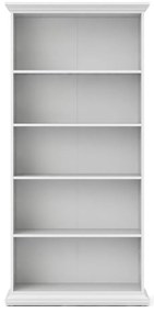 Bibliotecă albă 96x201 cm Paris – Tvilum