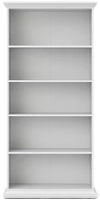 Bibliotecă albă 96x201 cm Paris – Tvilum