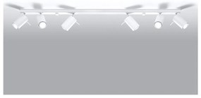 Lustră Sollux Etna 6L, alb