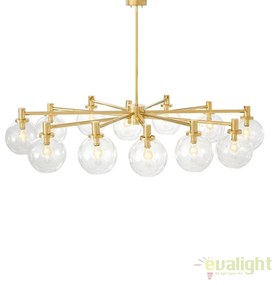 Candelabru design LUX cu 12 brate Selva auriu 111974 HZ