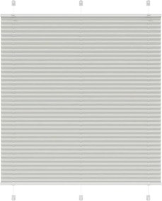 vidaXL Jaluzea plisată gri deschis 120x150 cm Lățime țesătură 119,4 cm