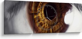Tablou - Ochi (cu ceas) (90x30 cm)