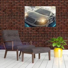 Tablou cu Audi - gri (90x60 cm)