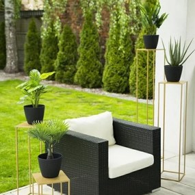 Suport pentru flori 100x24 cm, culoare aurie